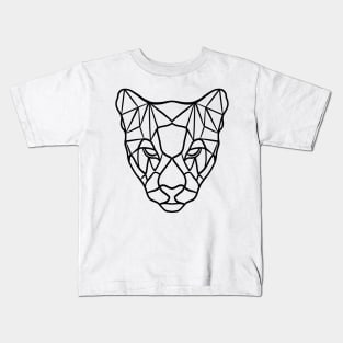 Line Art Wolf Kids T-Shirt